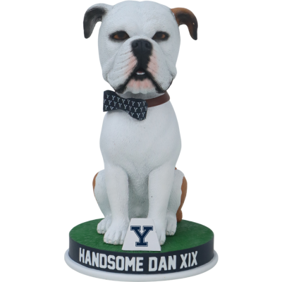 Handsome Dan XIX Yale Bulldogs Live Bulldog Bobblehead