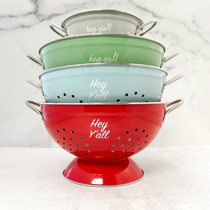 Hey Y'all Colander GRAY