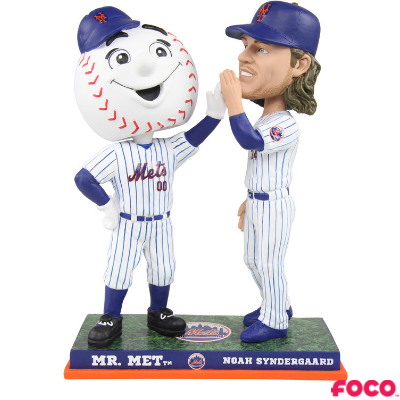 New York Mets - Mr. Met and Noah Syndergaard