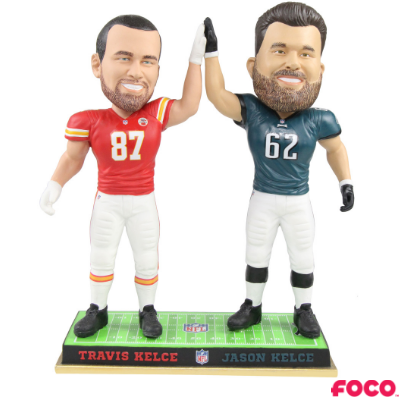 Kelce Brothers - Travis and Jason - Kansas City Chiefs and Philadelphia Eagles