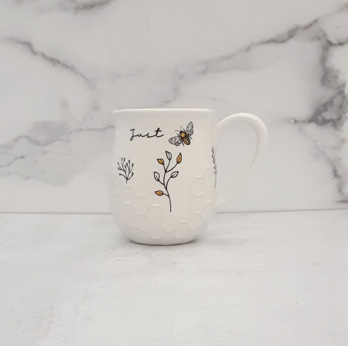 Honey Bee Mug Thankful/Kind/Just/Positive