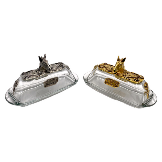 Horse Butter Dish