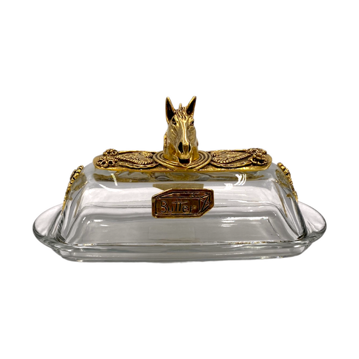 Horse Butter Dish