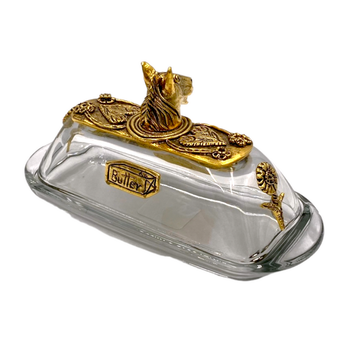Horse Butter Dish