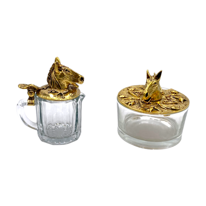 Horse Creamer & Sugar Bowl Set
