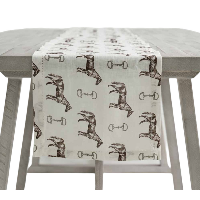 Horse & Snaffle Table Runner
