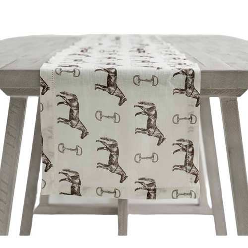 Horse & Snaffle Table Runner