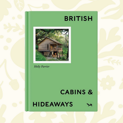 Forager Provisions LTD Hoxton Mini Press British Cabins and Hideaways hardback book with a green cover