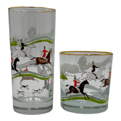 Hunt Scene Glasses