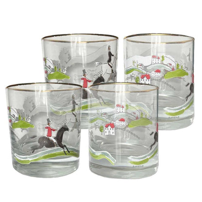 Hunt Scene Glasses