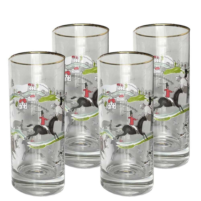 Hunt Scene Glasses