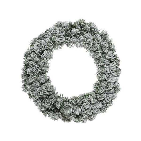 Imperial Indoor Snowy Wreath - 35cm