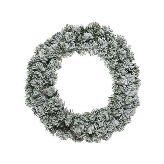 Imperial Indoor Snowy Wreath - 35cm