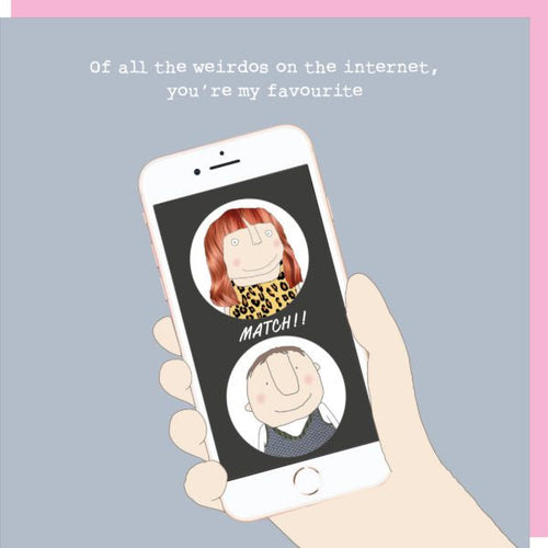 Internet Weirdo Greetings Card