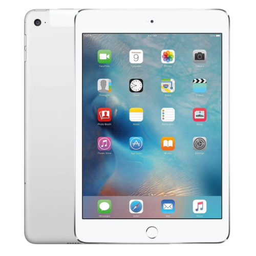 iPad mini (4th Gen, 2015) 64GB - Silver (Wi-Fi + Cellular)