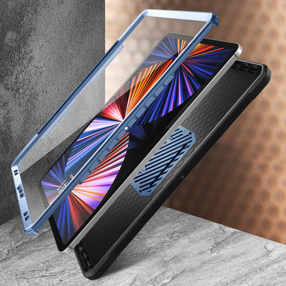 iPad Pro 12.9 Inch (2021) Unicorn Beetle Pro Rugged Case(open box)-Metallic Blue