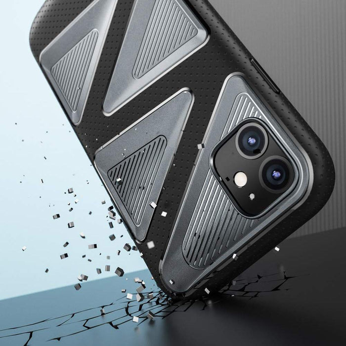 iPhone 11 6.1 inch Unicorn Beetle Maze Rugged Case-Black