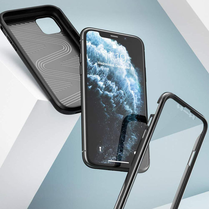 iPhone 11 6.1 inch Unicorn Beetle Maze Rugged Case-Black
