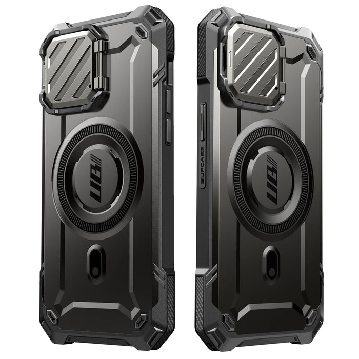 SUPCASE iPhone 13 6.1 inch Unicorn Beetle MAG XT MagSafe & Camera Lens Protector Case-Black