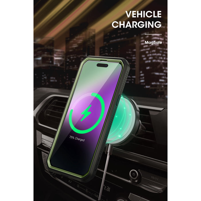 iPhone 15 6.1 inch Unicorn Beetle PRO MAG Rugged Case-Dark Green