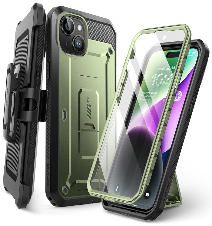 iPhone 15 6.1 inch Unicorn Beetle PRO Rugged Case-Dark Green