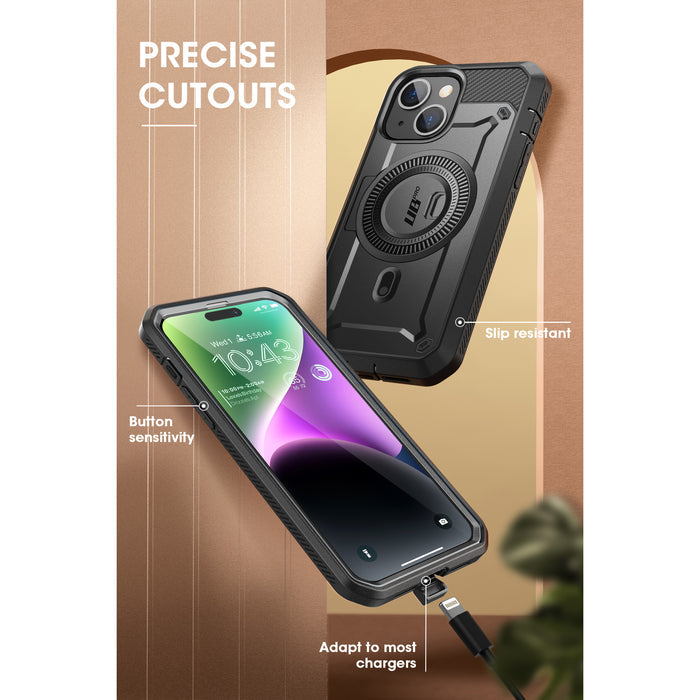 iPhone 15 Plus 6.7 inch Unicorn Beetle PRO MAG Rugged MagSafe Case-Gun Metal