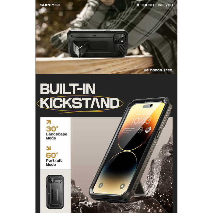 iPhone 15 Plus 6.7 inch Unicorn Beetle PRO Rugged Case-Black