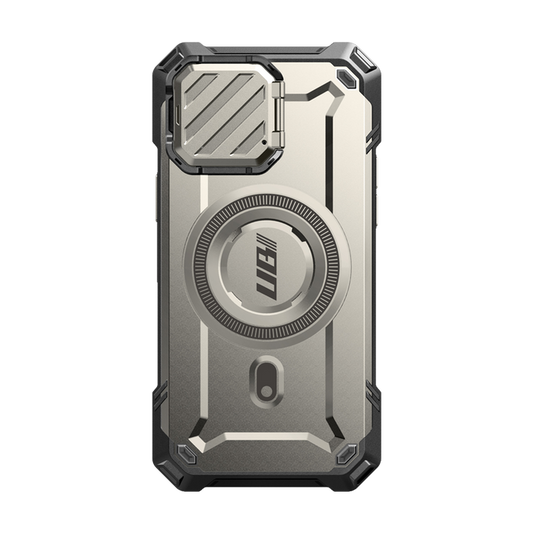 iPhone 15 Pro 6.1 inch Unicorn Beetle MAG XT MagSafe Case-Titan Gray