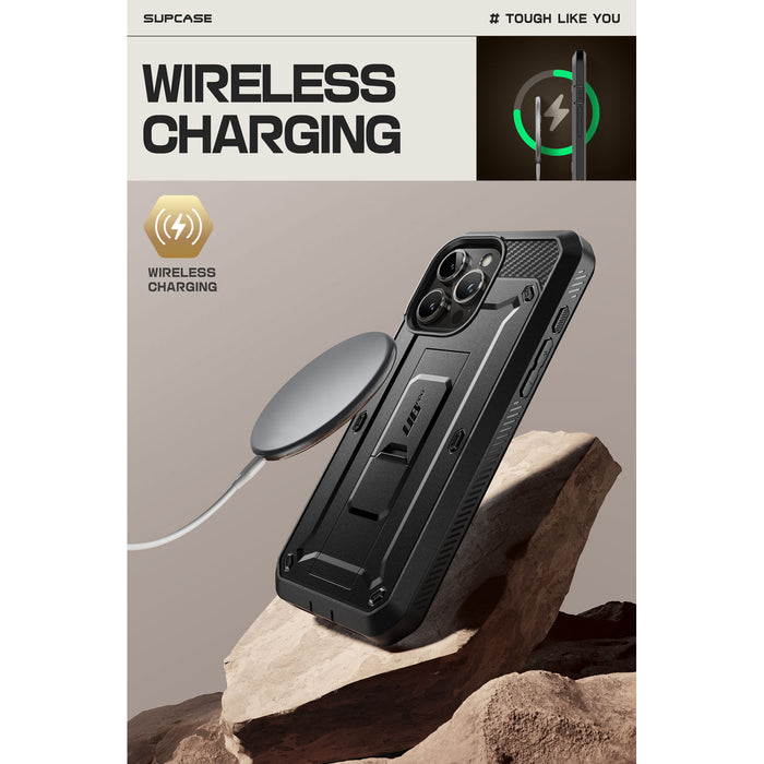 iPhone 15 Pro 6.1 inch Unicorn Beetle Pro Rugged Case-Black