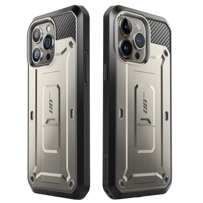 iPhone 15 Pro 6.1 inch Unicorn Beetle Pro Rugged Case-Titan Gray