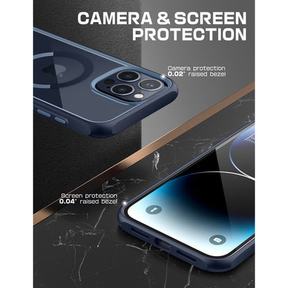 iPhone 15 Pro Max 6.7 inch Unicorn Beetle MAG Slim Clear MagSafe Case-Blue