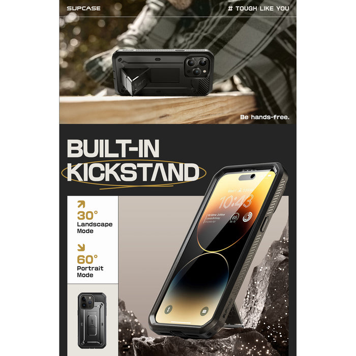 iPhone 15 Pro Max 6.7 inch Unicorn Beetle PRO Rugged Case-Black