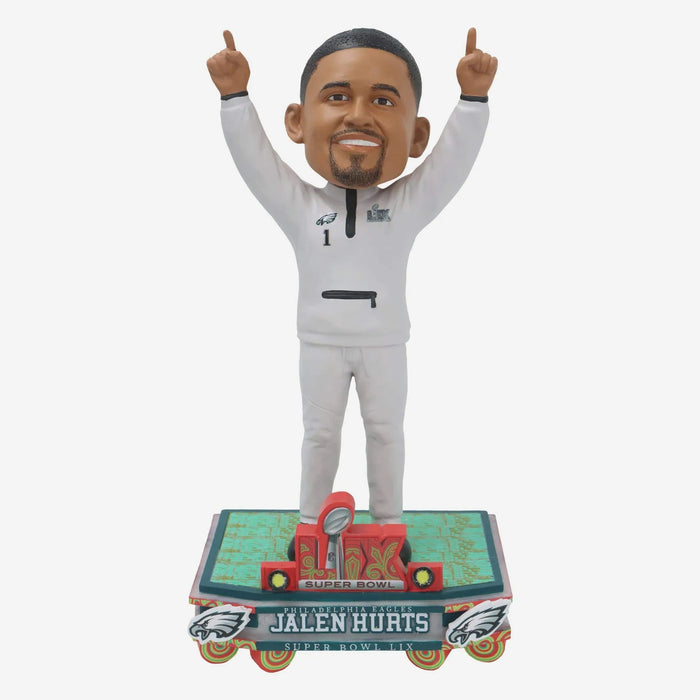 Jalen Hurts Philadelphia Eagles Super Bowl LIX Outfit NFL Bobblehead