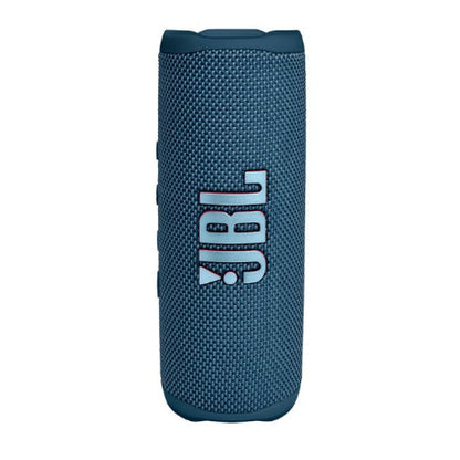 Blue JBL speaker on a white background