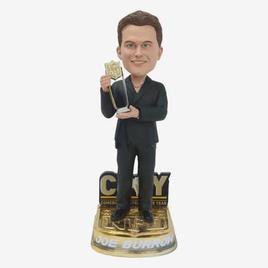 Joe Burrow Cincinnati Bengals 2024 NFL Comeback Player Of The Year NFL Bobblehead