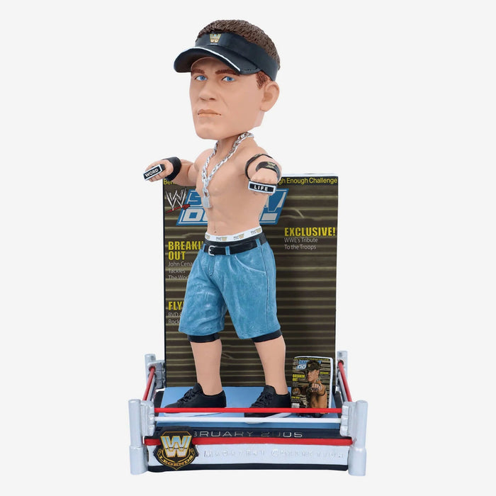 John Cena WWE Magazine Cover WWE Bobblehead