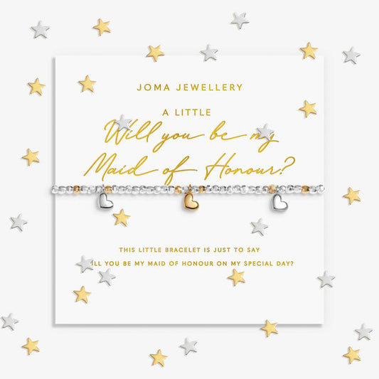 Joma Sparkle Confetti A Little - Will You Be My Maid Of Honour? Bracelet