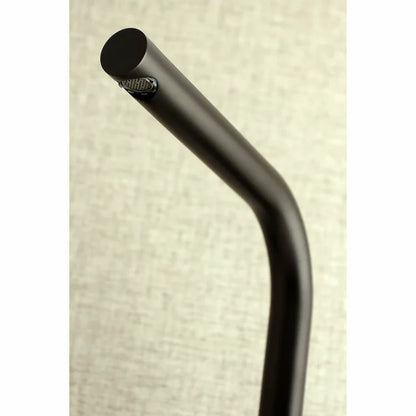 Kingston Brass Concord 8 in. Adjustable Center Wall Mount Kitchen Faucet (KS812) Matte Black