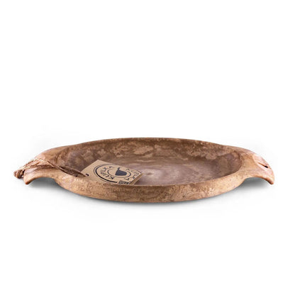 Forager Provisions LTD Kupilka 44 large brown plate made from durable natural fibre composite for outdoor dining.