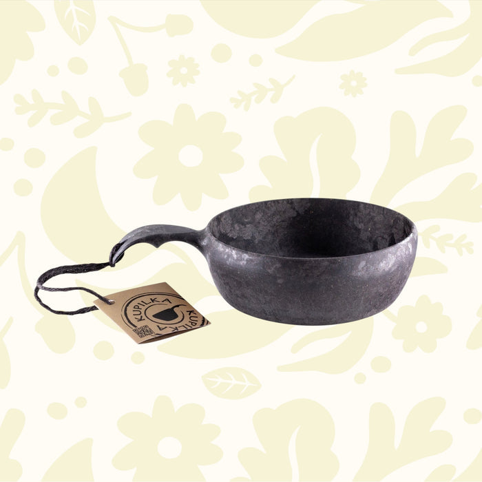 Forager Provisions LTD Kupilka 55 black soup bowl made from durable natural fibre composite for outdoor camping use.