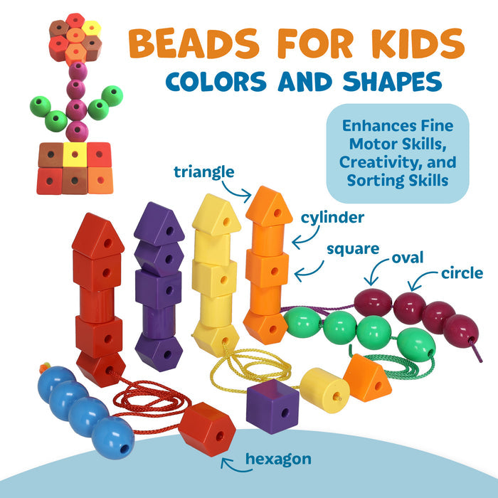 Lacing & Stringing Bead Set For Toddlers
