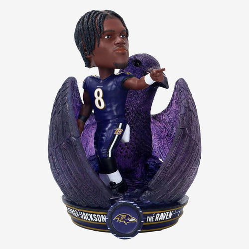 Lamar Jackson Baltimore Ravens 2024 Spirit Animal NFL Football Bobblehead