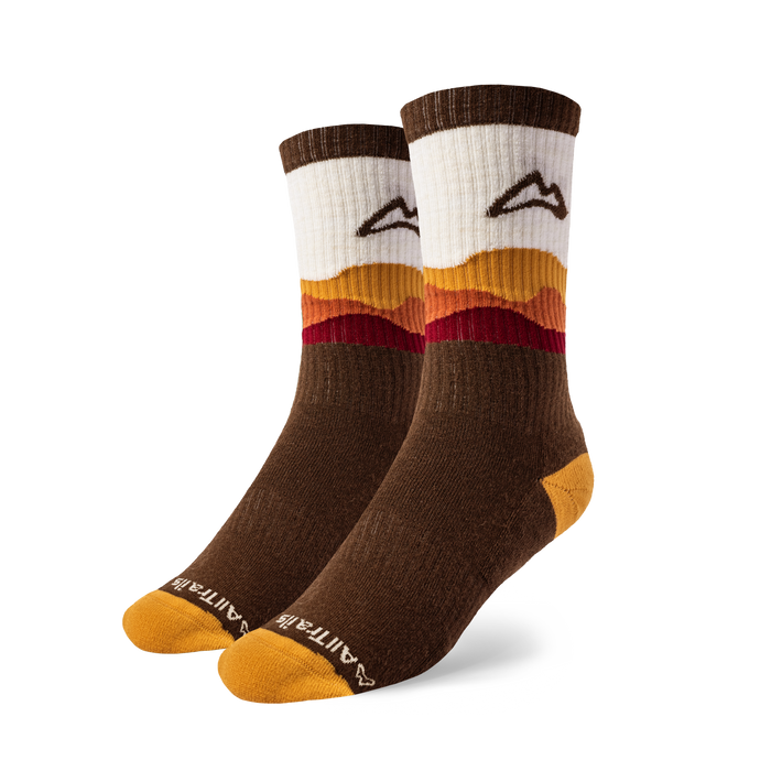Landscape Trail Sock - Desert Socks Custom Sock Lab