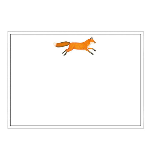 Leaping Fox Correspondence Cards