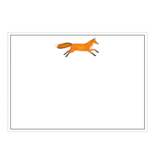 Leaping Fox Correspondence Cards