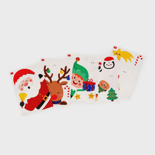 Legami Window-Wow Static Cling Window Stickers - Christmas