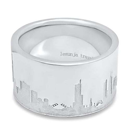 chicago skyline ring
