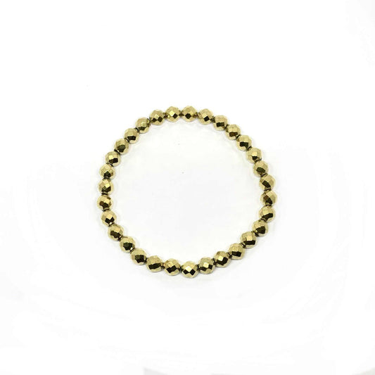 yellow gold plated bracelet