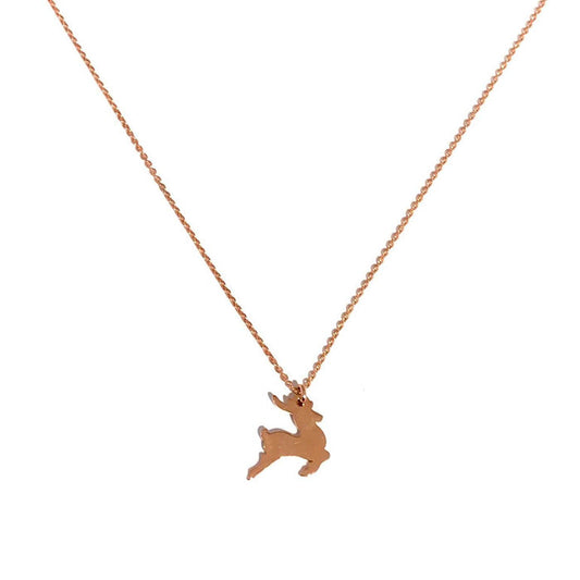red reindeer necklace