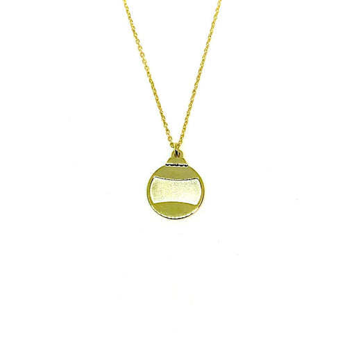 gold plated pendant necklace